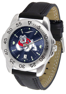 Fresno State Sport Leather Men’s Watch - AnoChrome