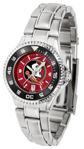 Florida State Competitor Steel Ladies Watch - AnoChrome - Color Bezel