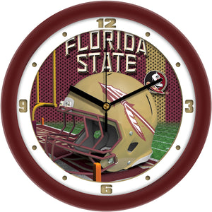 Florida State Wall Clock - Football Helmet