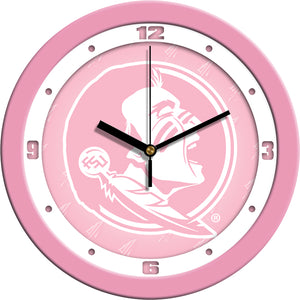 Florida State Wall Clock - Pink
