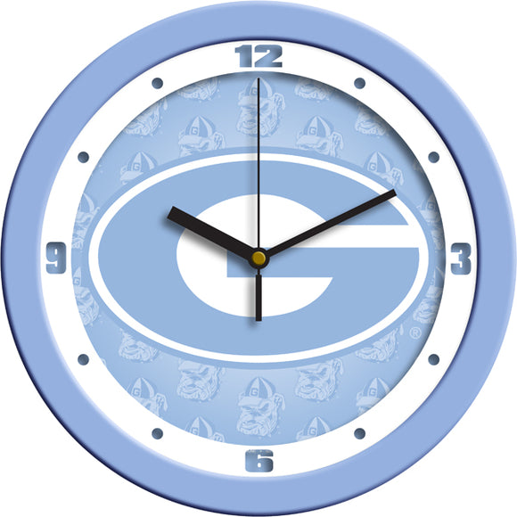 Georgia Bulldogs Wall Clock - Baby Blue