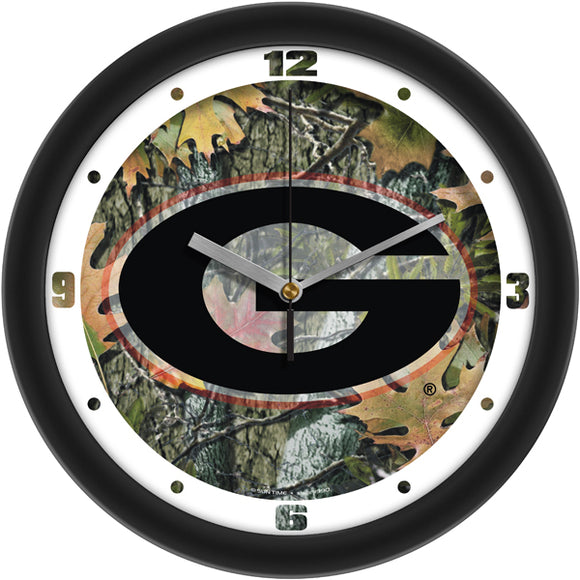 Georgia Bulldogs Wall Clock - Camo