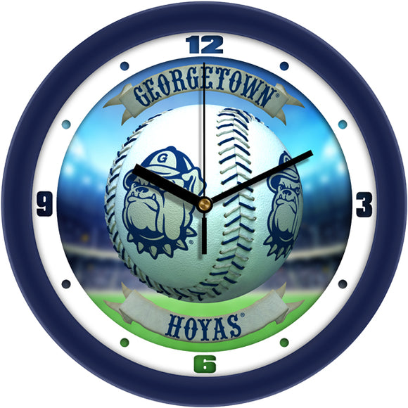 Georgetown Wall Clock - Baseball Home Run