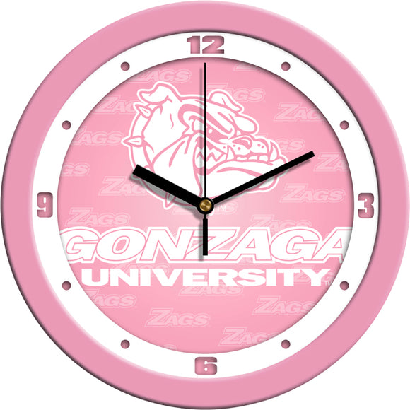 Gonzaga Wall Clock - Pink