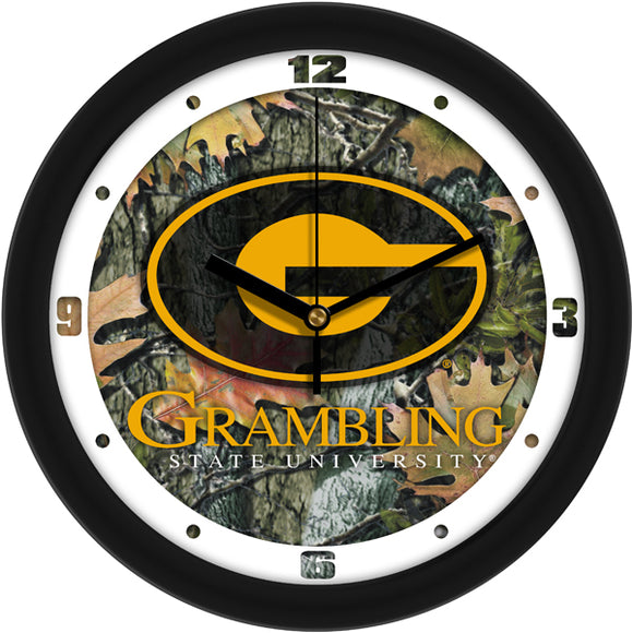 Grambling State Wall Clock - Camo