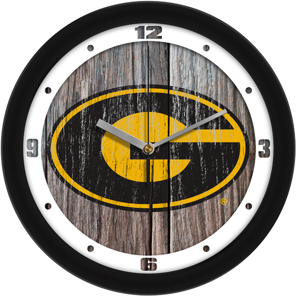 Grambling State Wall Clock - Weathered Wood