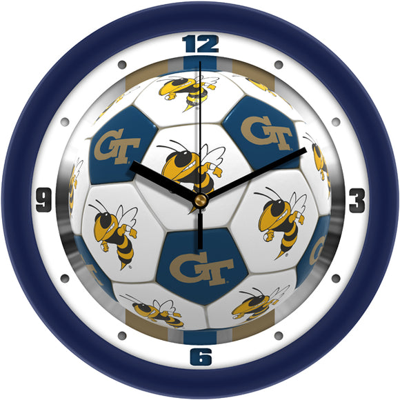 Georgia Tech Wall Clock - Soccer