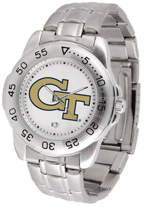 Georgia Tech Sport Steel Men’s Watch