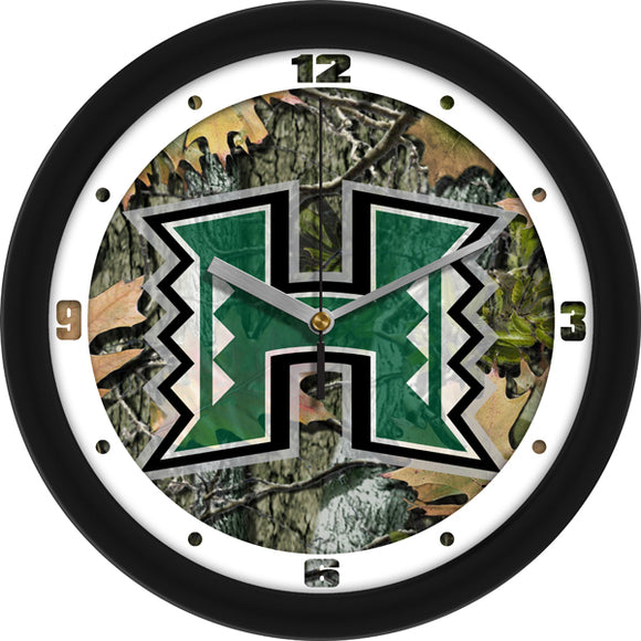 Hawaii Warriors Wall Clock - Camo