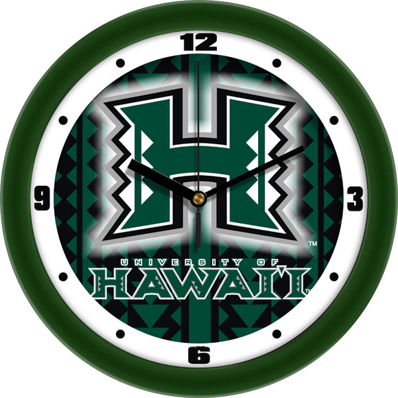 Hawaii Warriors Wall Clock - Dimension