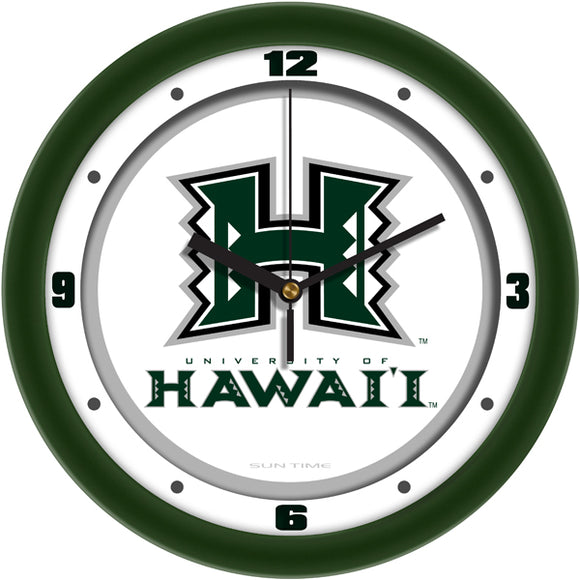 Hawaii Warriors Wall Clock - Traditional