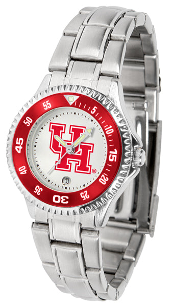 Houston Cougars Competitor Steel Ladies Watch