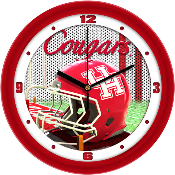 Houston Cougars Wall Clock - Football Helmet