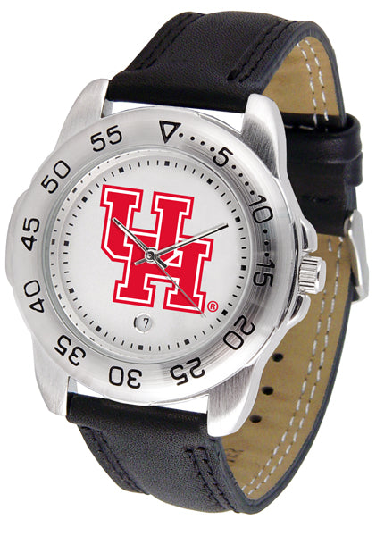 Houston Cougars Sport Leather Men’s Watch