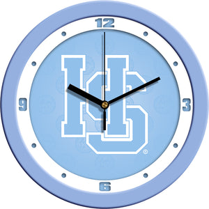 Hampden Sydney College Wall Clock - Baby Blue