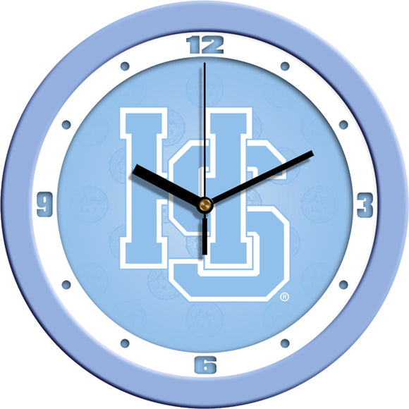 Hampden Sydney College Wall Clock - Baby Blue