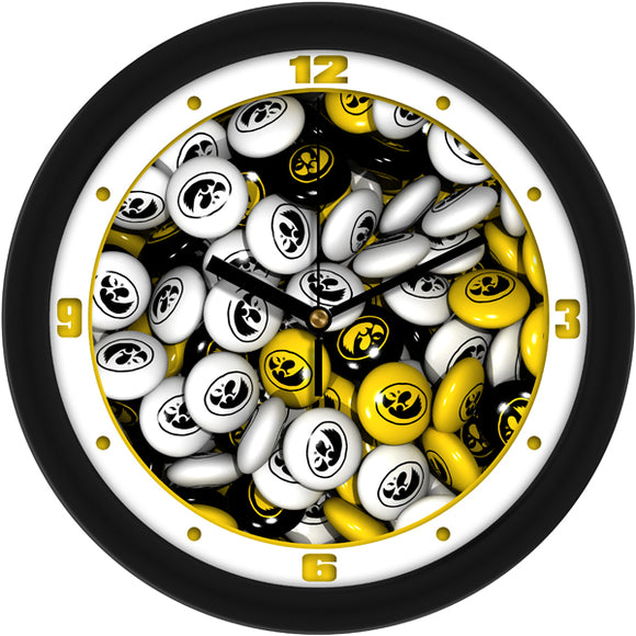 Iowa Hawkeyes Wall Clock - Candy