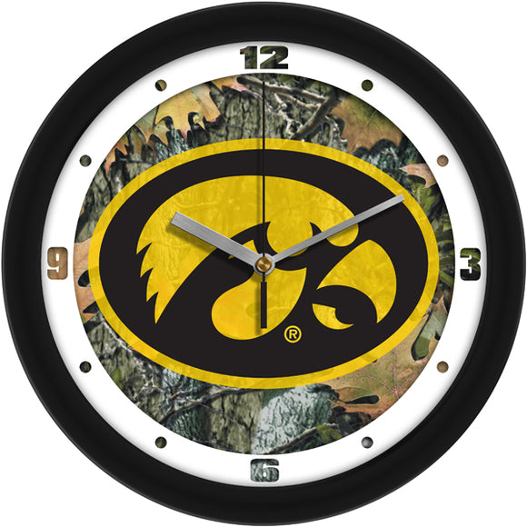 Iowa Hawkeyes Wall Clock - Camo