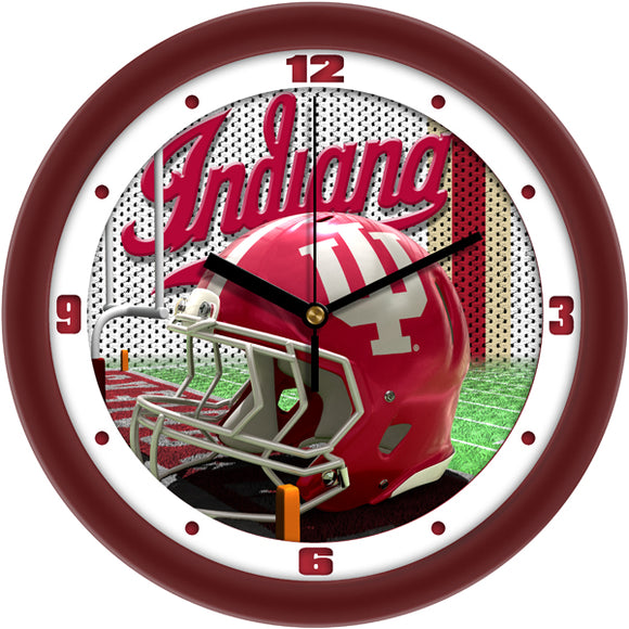 Indiana Hoosiers Wall Clock - Football Helmet