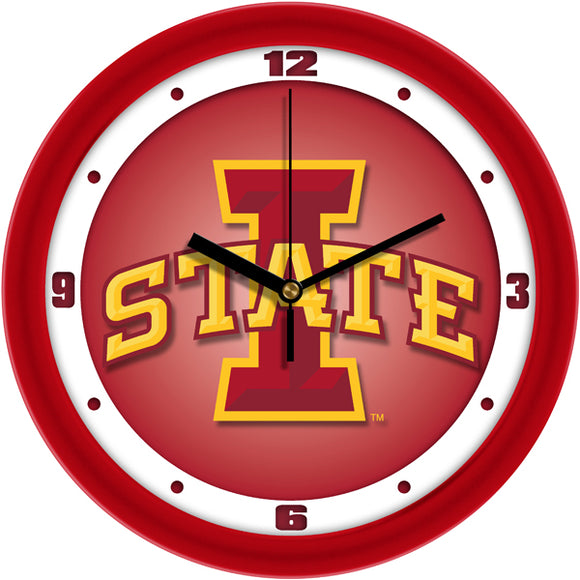 Iowa State Wall Clock - Dimension