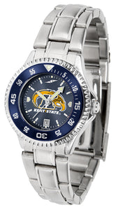 Kent State Competitor Steel Ladies Watch - AnoChrome - Color Bezel