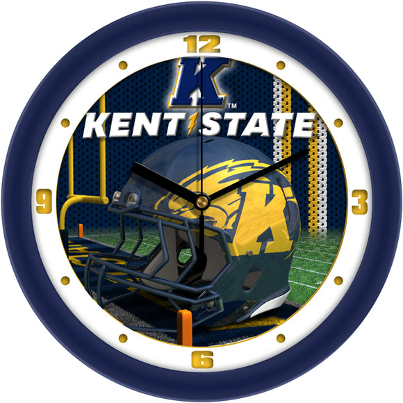 Kent State Wall Clock - Football Helmet