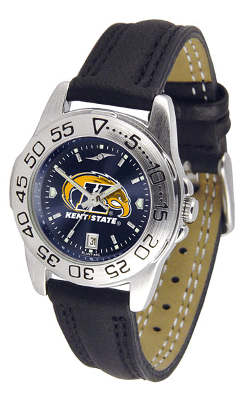 Kent State Sport Leather Ladies Watch - AnoChrome