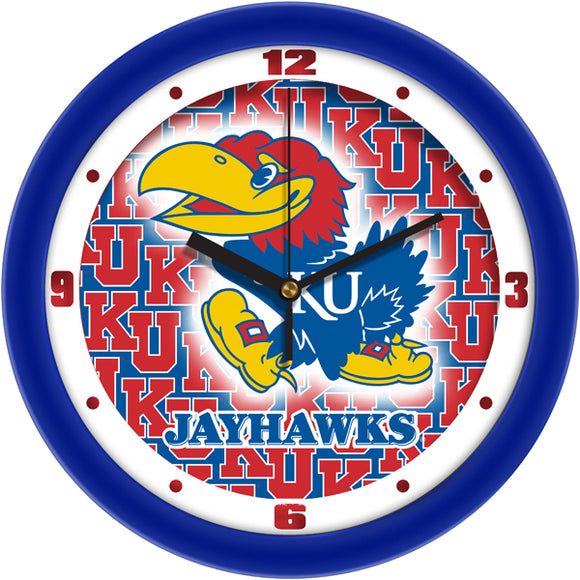 Kansas Jayhawks Wall Clock - Dimension