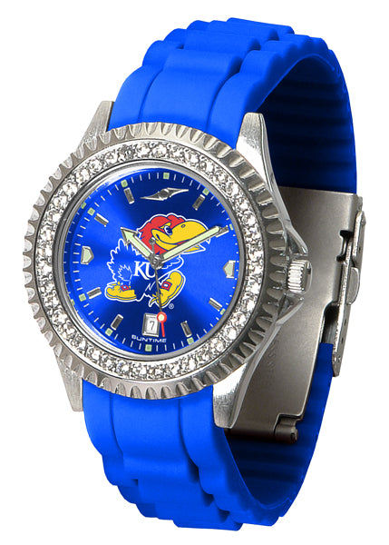 Kansas Jayhawks Sparkle Ladies Watch