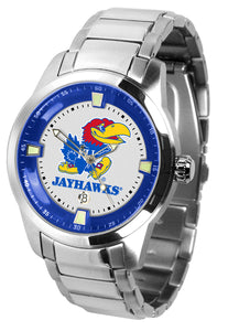 Kansas Jayhawks Titan Steel Men’s Watch