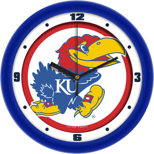 Kansas Jayhawks Wall Clock - Traditional