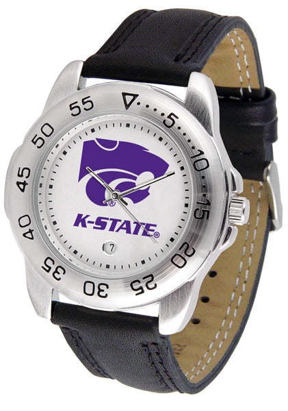 Kansas State Sport Leather Men’s Watch