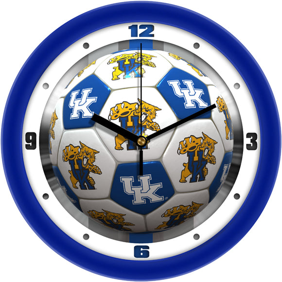 Kentucky Wildcats Wall Clock - Soccer