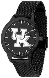 Kentucky Wildcats Statement Mesh Band Unisex Watch - Black - Black Dial