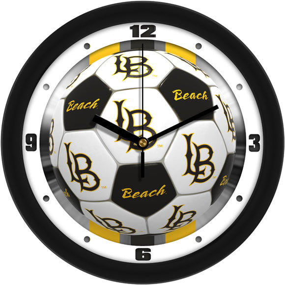 Long Beach State Wall Clock - Soccer