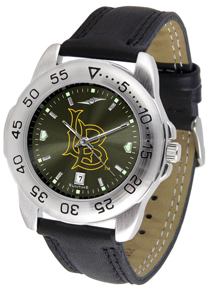 Long Beach State Sport Leather Men’s Watch - AnoChrome