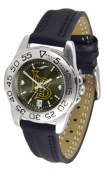 Long Beach State Sport Leather Ladies Watch - AnoChrome