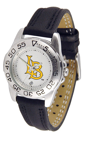 Long Beach State Sport Leather Ladies Watch