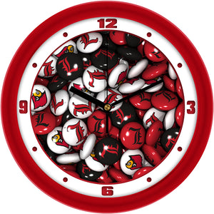 Louisville Cardinals Wall Clock - Candy