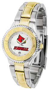 Louisville Cardinals Competitor Two-Tone Ladies Watch
