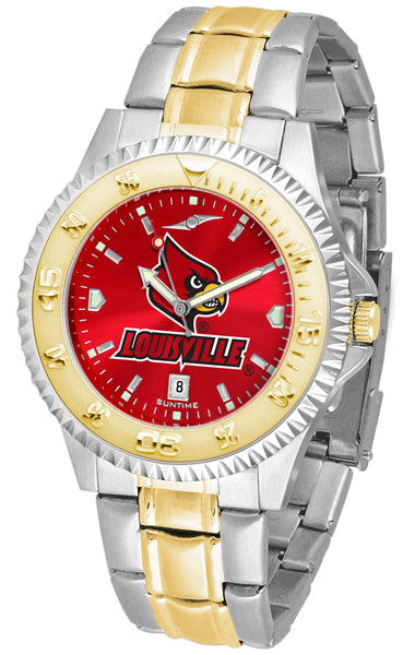 Louisville Cardinals Competitor Two-Tone Men’s Watch - AnoChrome