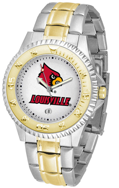 Louisville Cardinals Competitor Two-Tone Men’s Watch