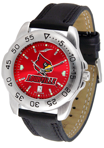Louisville Cardinals Sport Leather Men’s Watch - AnoChrome