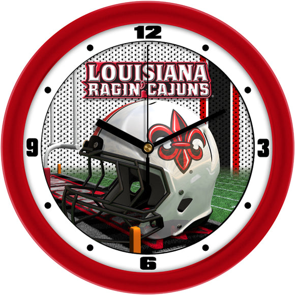 Louisiana Ragin' Cajuns Wall Clock - Football Helmet