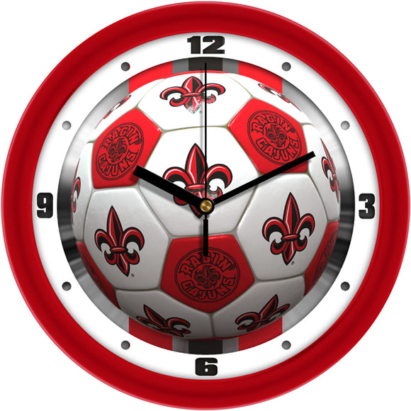 Louisiana Ragin' Cajuns Wall Clock - Soccer