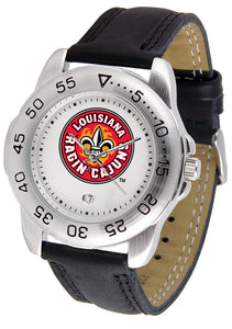 Louisiana Ragin' Cajuns Sport Leather Men’s Watch