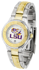 LSU Tigers Competitor Two-Tone Ladies Watch