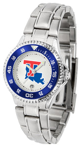 Louisiana Tech Competitor Steel Ladies Watch