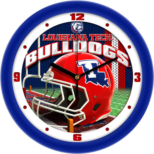 Louisiana Tech Wall Clock - Football Helmet – Pro Sports Watches