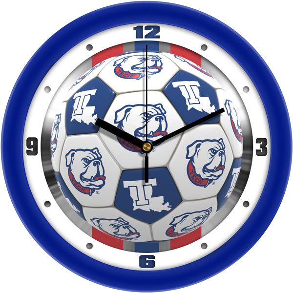 Louisiana Tech Wall Clock - Soccer – Pro Sports Watches